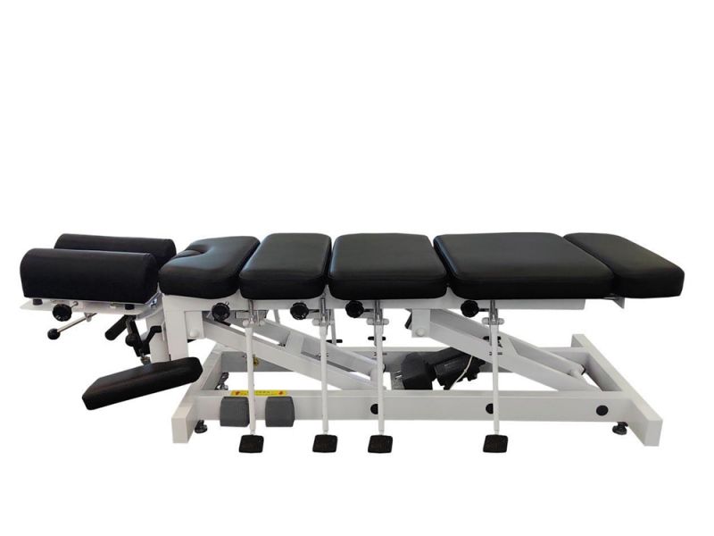 升降腳踩五節按摩床