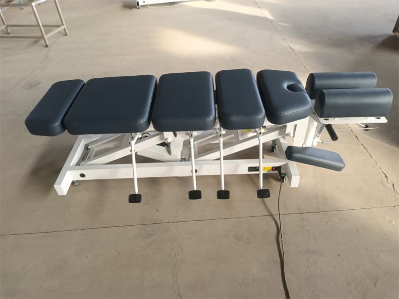 升降腳踩五節按摩床