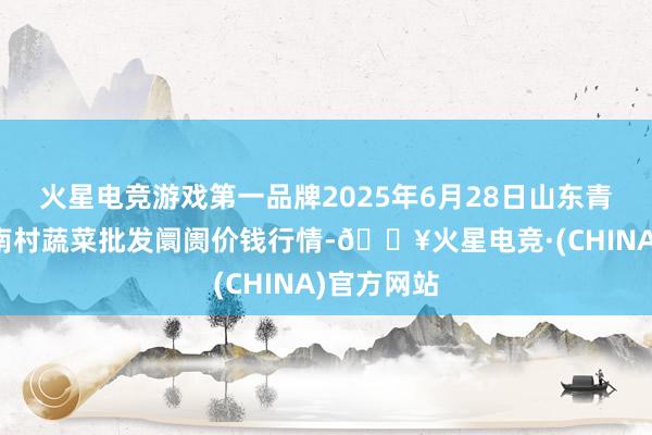 火星电竞游戏第一品牌2025年6月28日山东青岛平度市南村蔬菜批发阛阓价钱行情-🔥火星电竞·(CHINA)官方网站